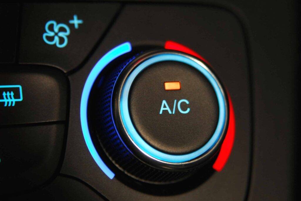 air conditioning in car