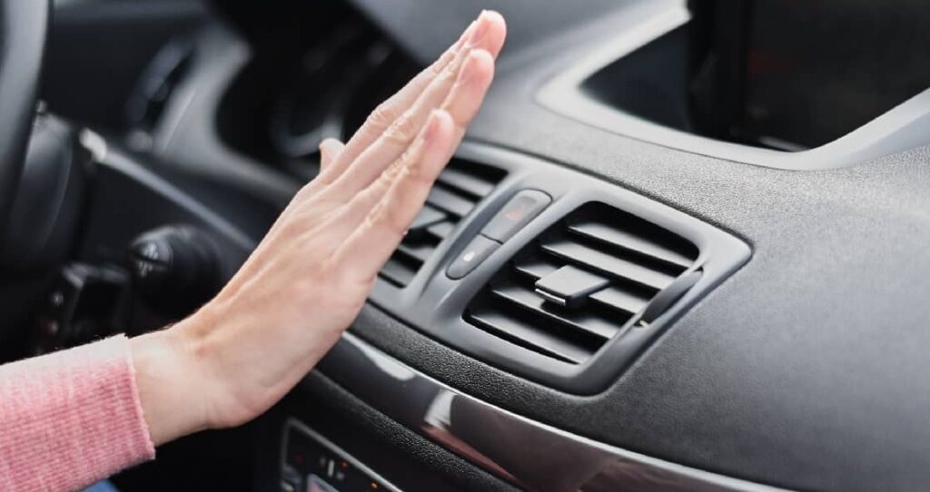 air conditioning in car