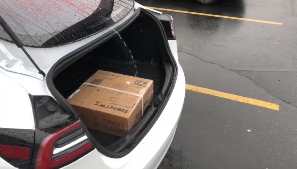 tesla trunk water leak